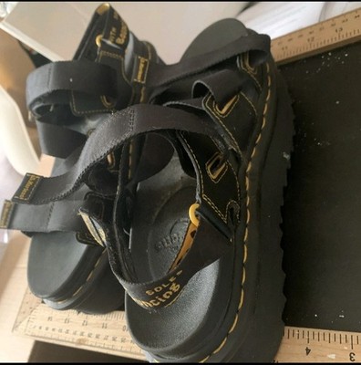 DR. MARTENS - AIR WAIR - With BOUNCING SOLES - Kimber BLACK  SANDALS - SIZE 10