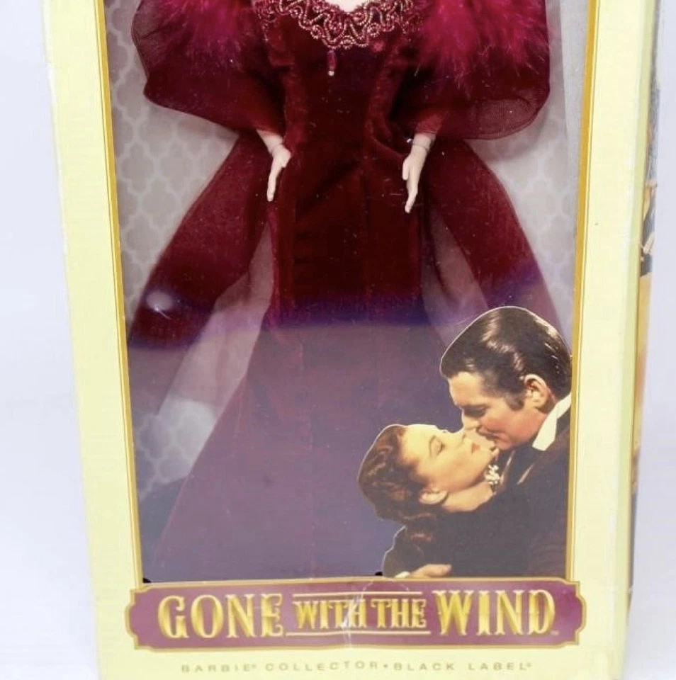 Barbie 75 Aniversario Etiqueta Negra Lo que el viento se llevó Set Foto 3 de 4
