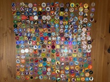 HUGE 1990s POG Collection 400+ Caps Holographic Horror Poison 90's Collection