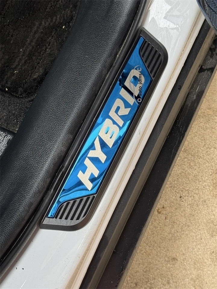 For Hyundai Tucson Blue Hybrid Accessories Door Sill Protector Scuff Plate Cover - Imagem 3 de 4