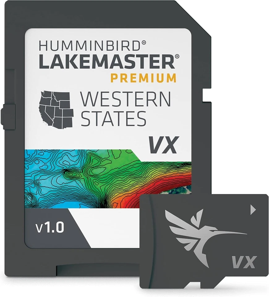 Humminbird LakeMaster VX Premium [Western States V1] APEX/SOLIX/HELIX 602009-1 - Image 2 of 4