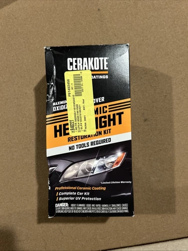 CERAKOTE Ceramic Headlight Restoration Kit missing ceramic coating for finish