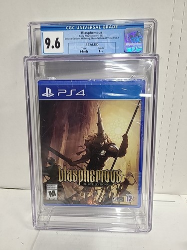 Blasphemous Deluxe Edition Sony PlayStation 4 PS4 Sealed New CGC 9.6 A++ Grade