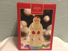 Lenox Seasons Sparkle Santa Color Changing Lit Figurine 6.5" New in Box