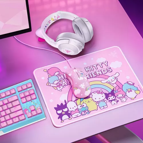 Razer x Sanrio Hello Kitty¹ DeathAdder Gaming Mouse and Mouse Pad Combo - Picture 2 of 2