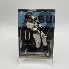 Aaron Judge - 2022 MLB TOPPS NOW Card 1012 AL Record 62 Home Runs!🔥