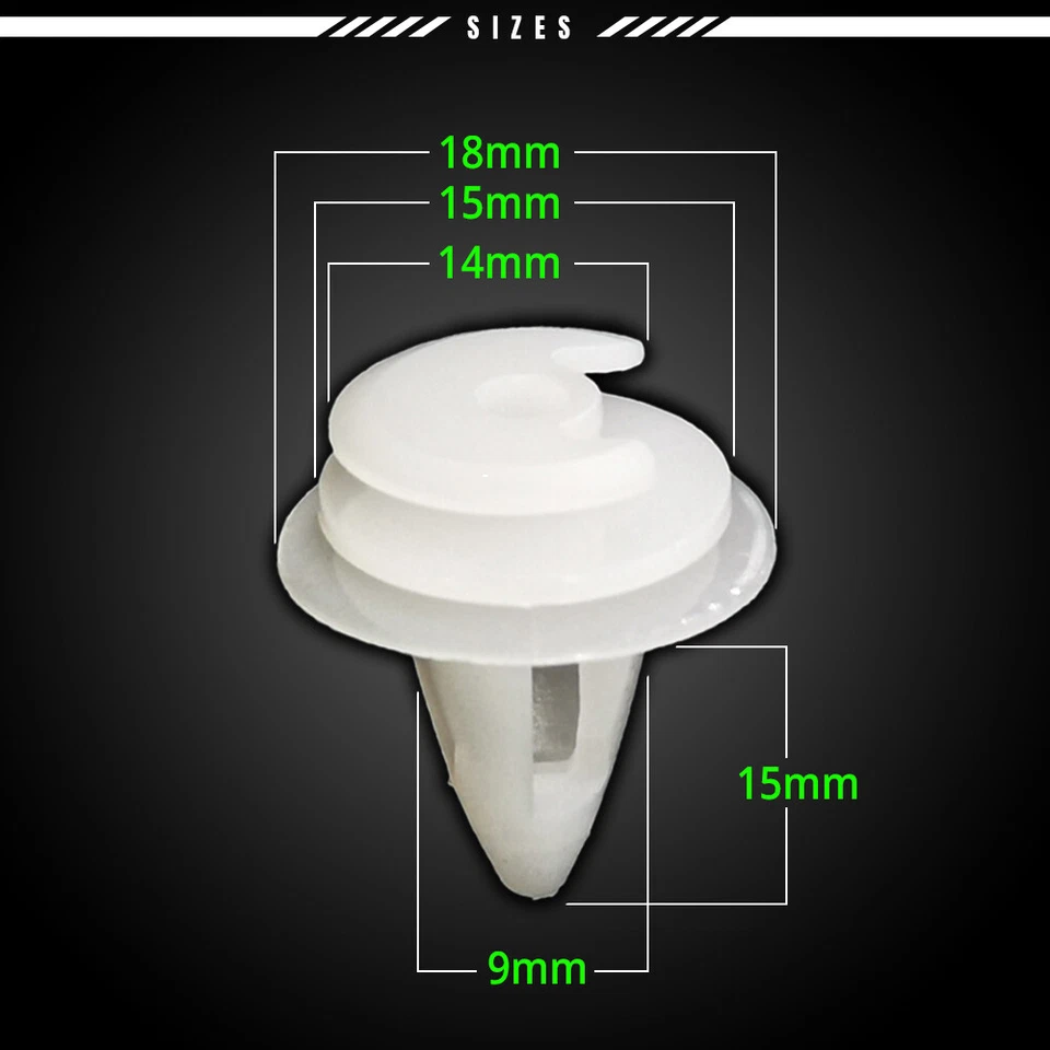 Mean Mug Auto 100x Door Panel Retainer Clips With Tools kit For BMW 51411973500 - Image 2 of 4