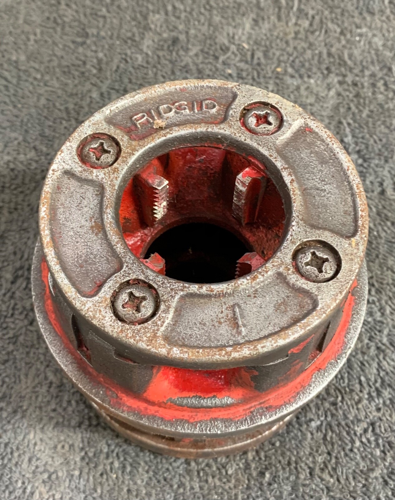 Ridgid Pipe Threader Die Head 1" NPT 1" ( See photos) eBay