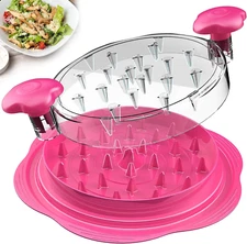  Large Chicken Breast Shredder - Twist with Brush&Fork