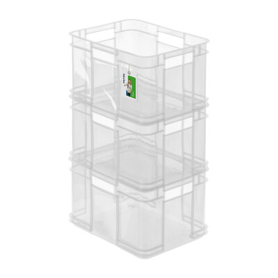 Bruno M Vorratsbehälter-Set 3x16L, Transparent