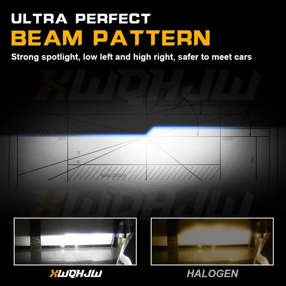 For Suzuki Grand Vitara 06-13 6x Combo LED Headlight Fog Light Bulbs BRIGHT - Image 2 of 4