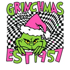 Direct To Film Transfer, Ready to Press, Iron on Transfer, DTF, Grinch