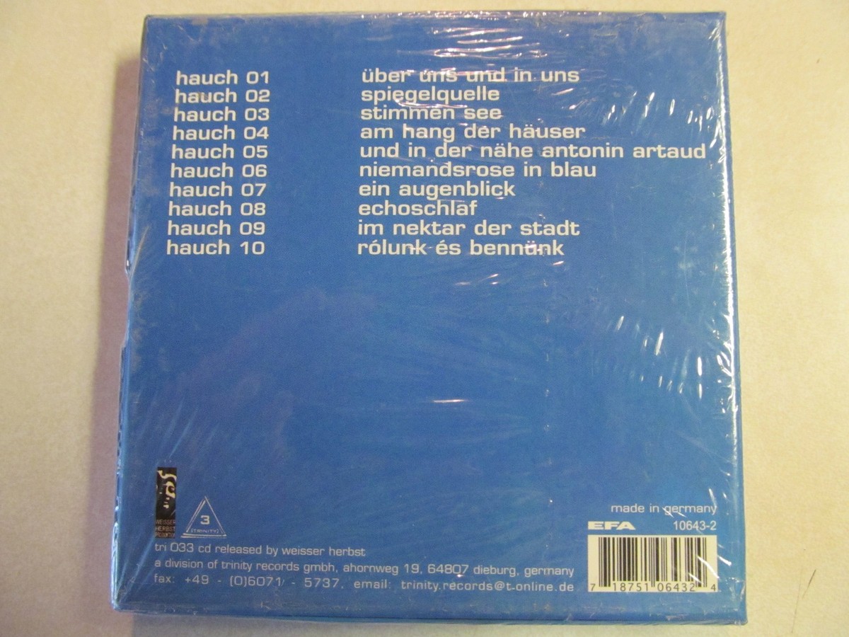 ENDRAUM BLAUHAUCH 2 CD EDITION NEW RARE MATERIAL REMIXES VIDEOS