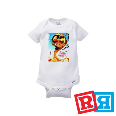 Fear And Loathing In Las Vegas Gerber Baby Onesie  Cotton White Bodysuit
