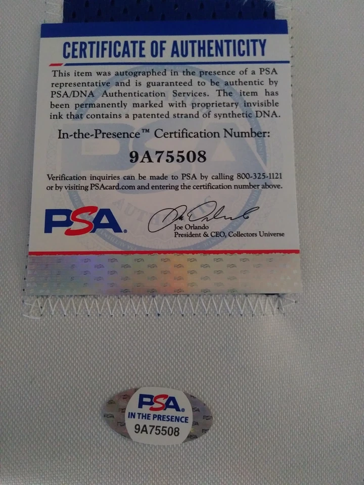 Reggie Wayne Authentic Signed Blue Pro Style Jersey Autographed PSA #9A75508 - Image 3 of 3