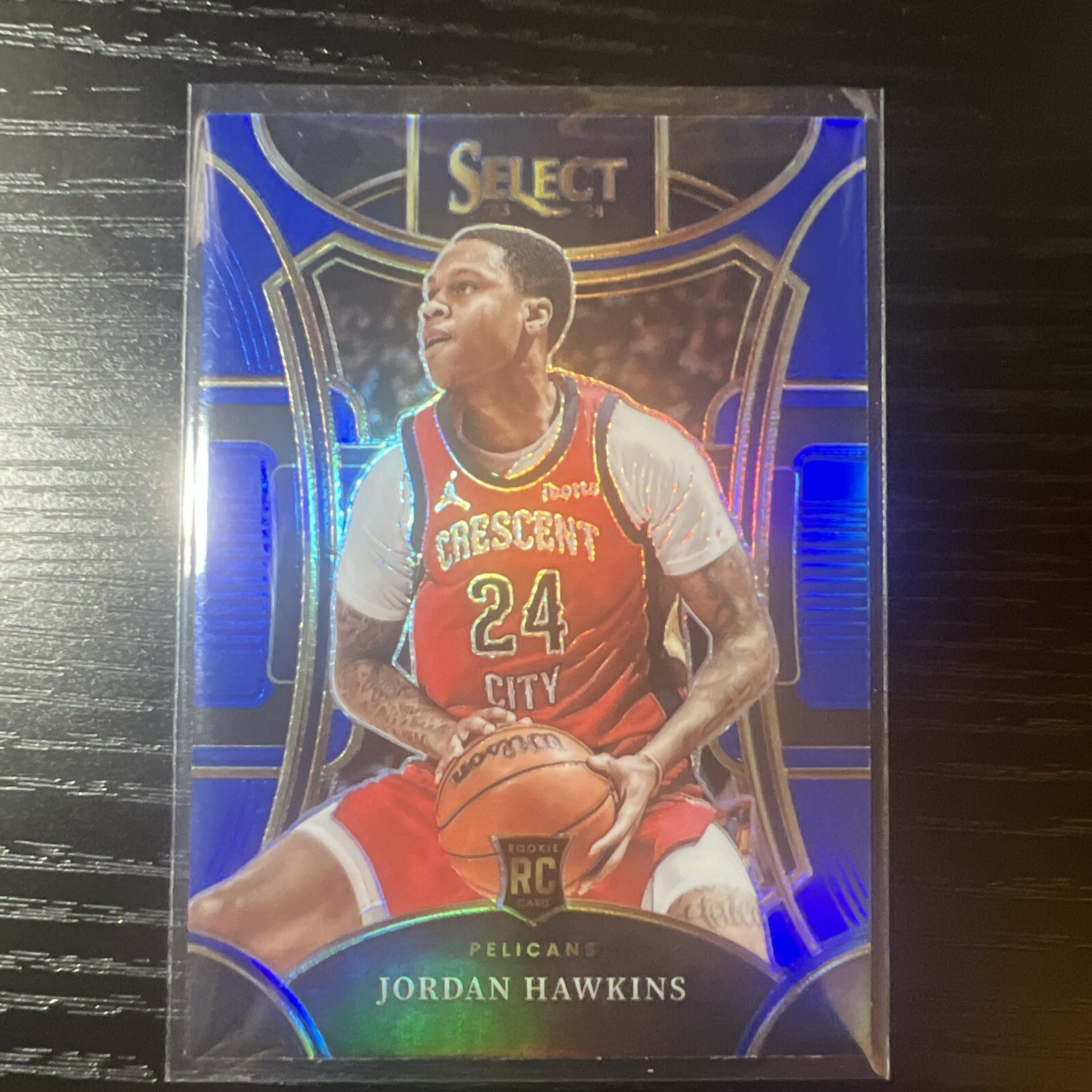 2023 Panini Select Jordan Hawkins RC Mezzanine Blue Prizm #334 Rookie