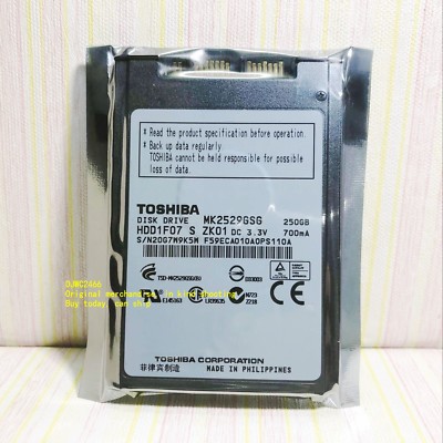 Toshiba HDD1F07  ( MK2529GSG ) 250GB,Intern,5400RPM SATA HDD