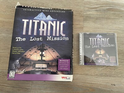 Titanic Vintage PC Spiele The Lost Mission Computerspiel Funktion CD