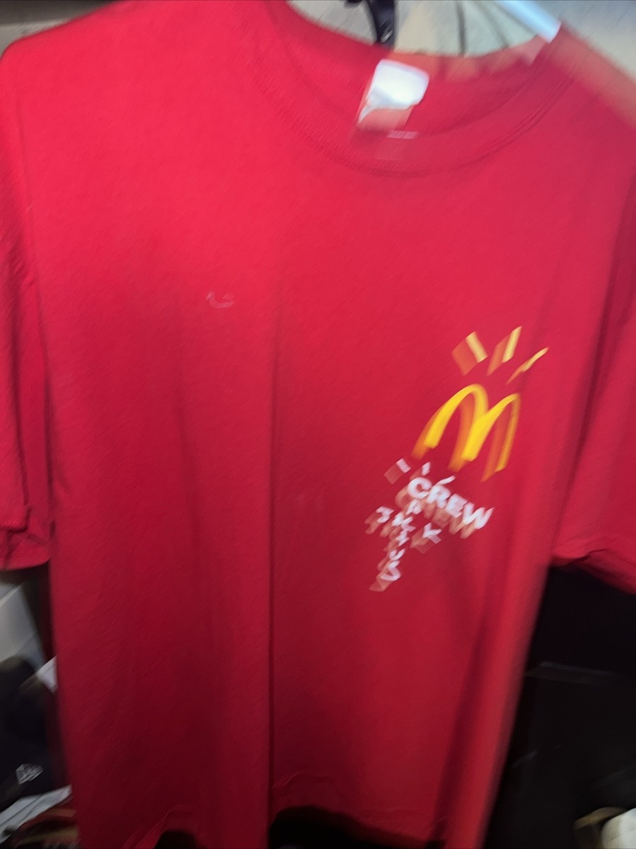 McDonald's X Travis Scott Merch Collab Cactus Jack Staff T