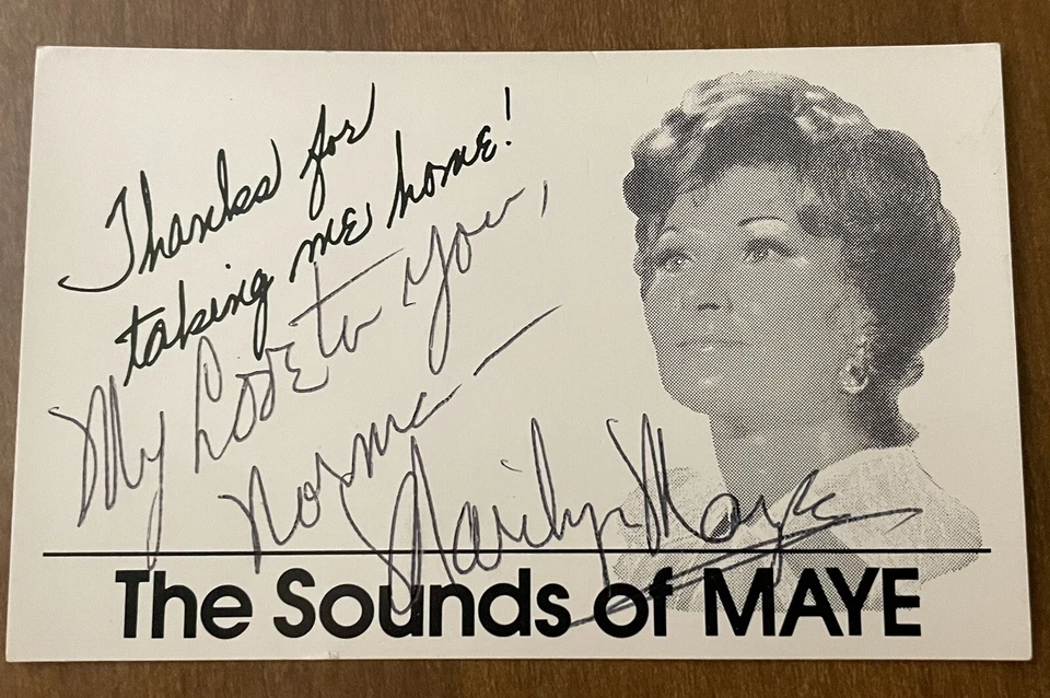 SIGNED Marilyn Maye Sounds Of Maye Cassette TESTED Same As Jazz Legend CD Smooth - Image 2 of 4