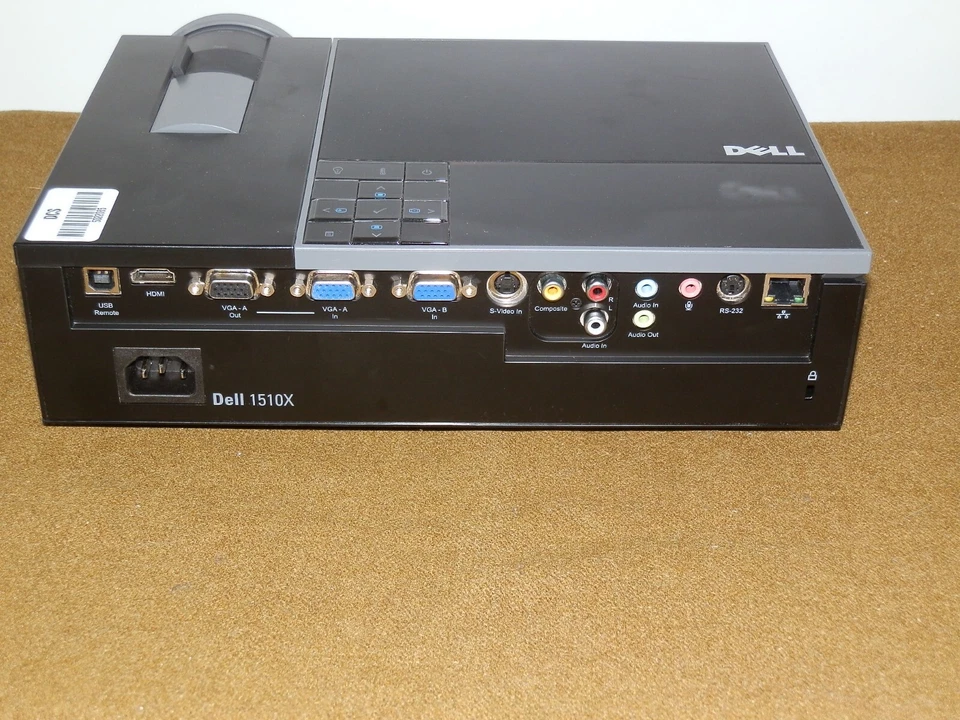 Dell 1510X DLP Digital Projector - Lamp Hours : 1209 Hours - HDMI - Image 4 of 4