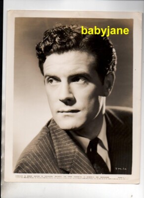 JOHN McGUIRE ORIG 8X10 PHOTO HANDSOME PORTRAIT 1940 STRANGER ON THE THIRD FLOOR