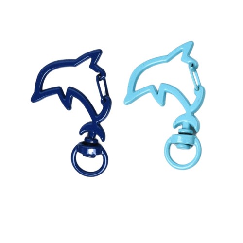 Karabiner Delfin Blau, Hellblau, Grün, Mint, Lila, Weiß, Schwarz, Rot, Pink, Ros - Picture 9 of 18