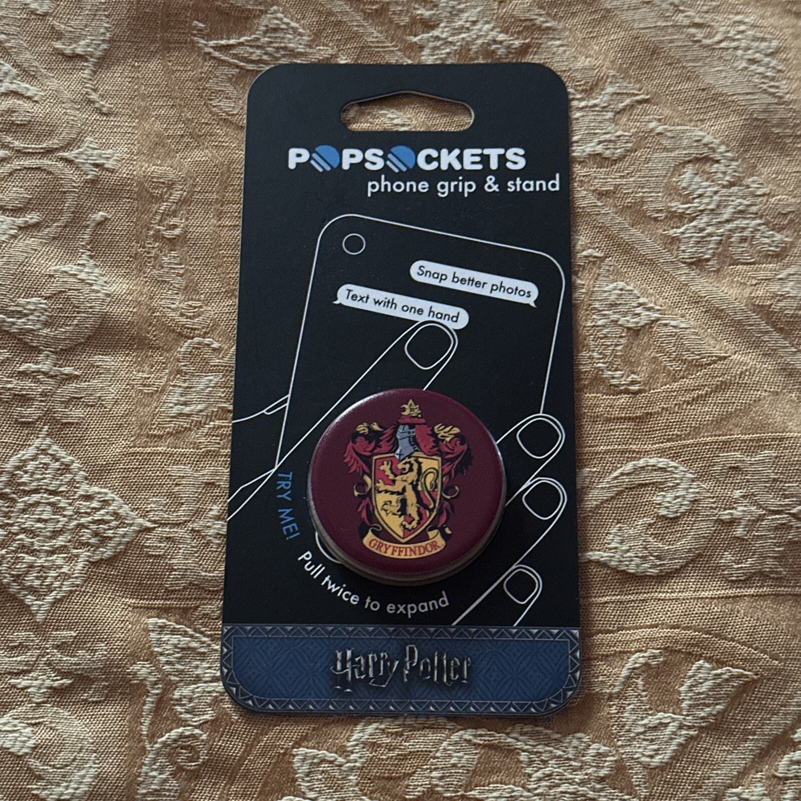 Harry Potter Gryffindor PopSocket Grip NEW-image