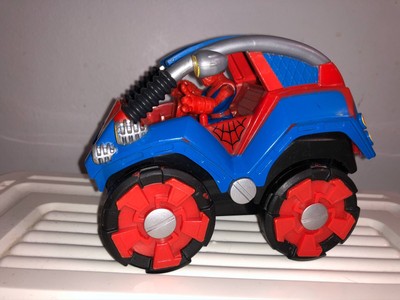 imaginext spiderman car