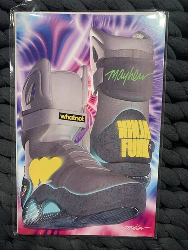 Ninja Funk #1 Virgin Variant Bolo's Playground Sneakerhead Signed by Mike Mayhew