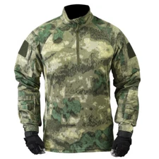 Men's Long Sleeve Combat Shirts Outdoor Airsoft Tactical Hunting Hiking T-Shirts