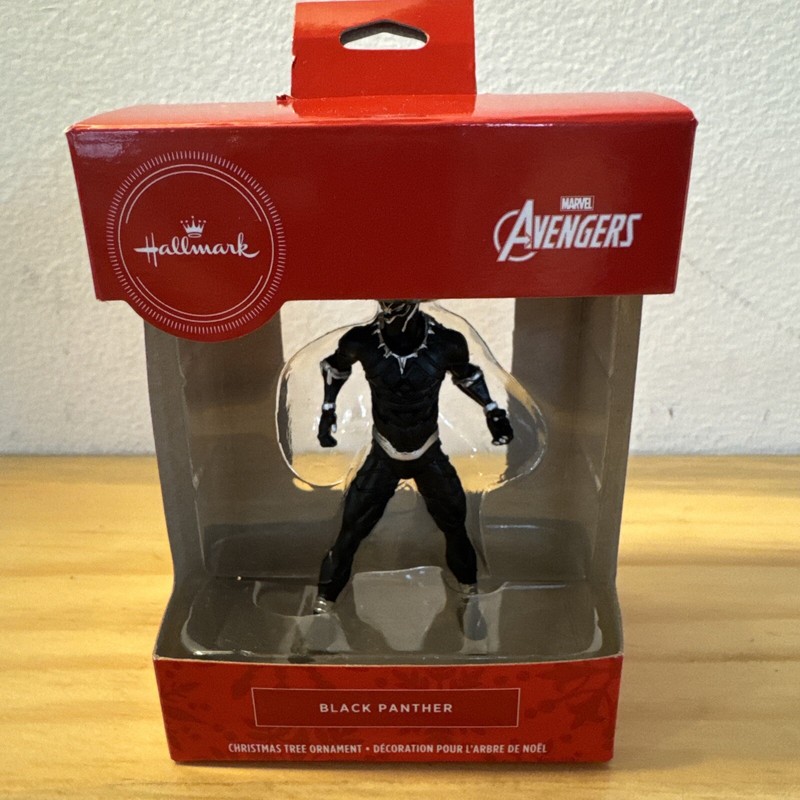 Hallmark Marvel Avengers Black Panther Chadwick Boseman Christmas Ornament - NEW