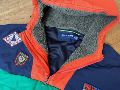 Ralph Lauren Polo Sportsman Color Block Mountain Expedition Anorak