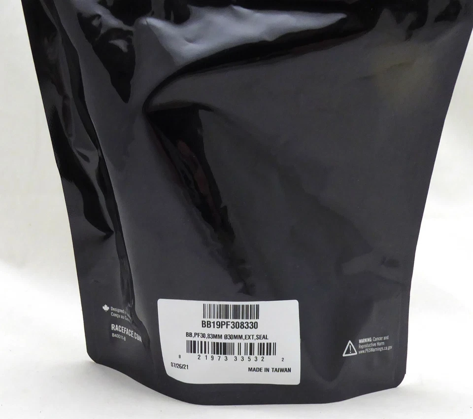 RaceFace CINCH PF30 Bottom Bracket: 46mm ID x 83mm Shell x 30mm Spindle - Image 2 of 3