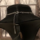 Estate find Genuine PEWTER & BLACK ONYX Necklace — photo 5