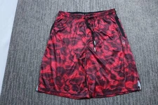 And1 Basketball Shorts Pockets Elastic Waist Drawstring Athletic Sports Men's L