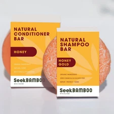 Honey Shampoo and Conditioner,moisturize, and condition, leaving hair soft