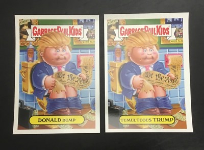 Rare President Donald Trump Garbage Pail Kids Topps Wall Art