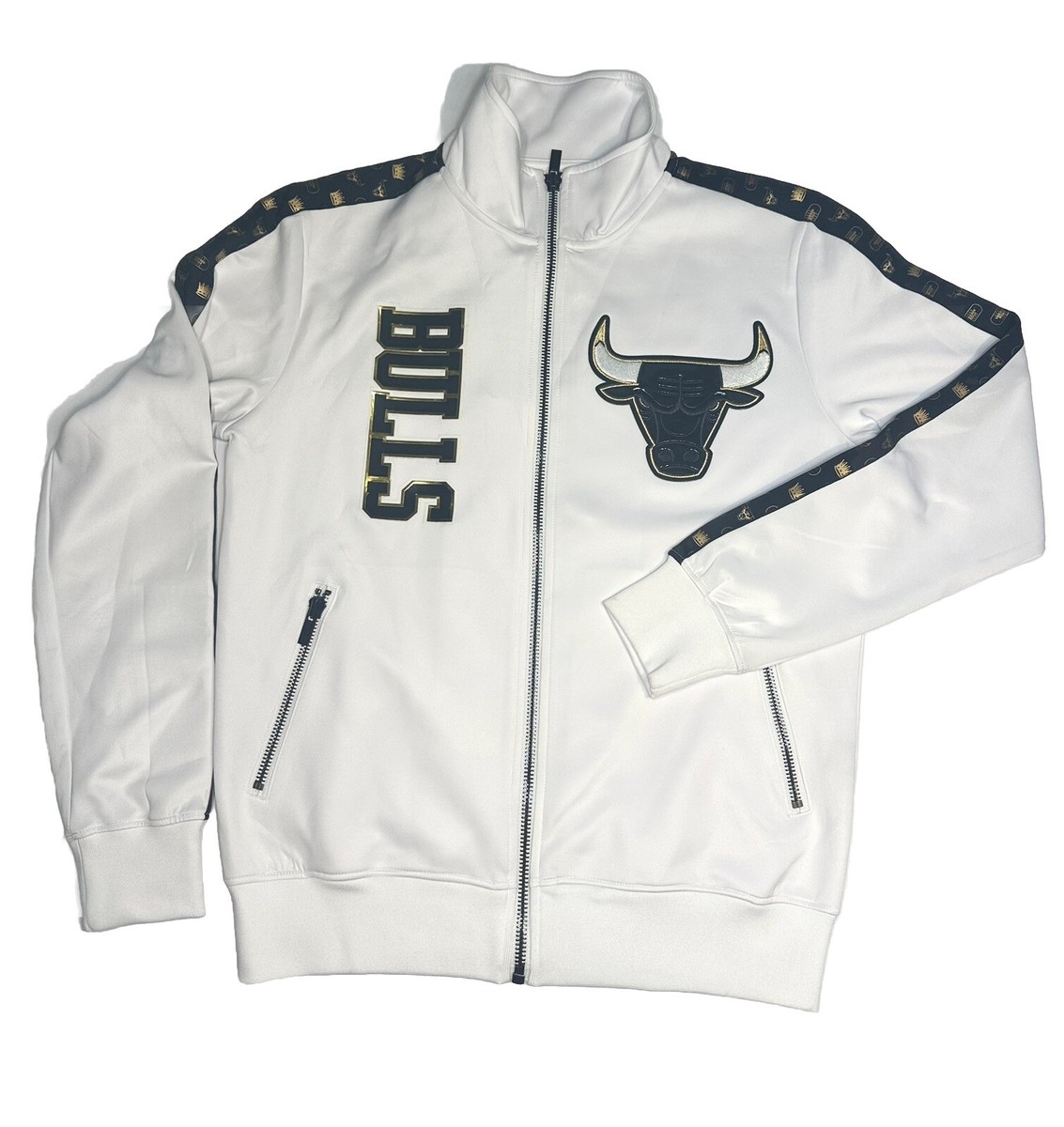 New Men's Pro Standard Chicago Bulls Taping DK Retro Jacket