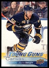 2016-17 Upper Deck UD Canvas Justin Bailey Buffalo Sabres #C109