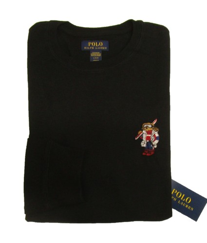 Polo Ralph Lauren Men's Black Ski Bear 