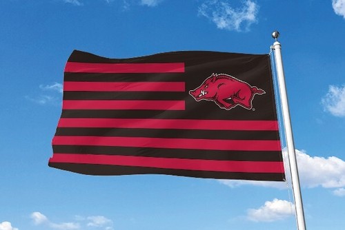 ARKANSAS RAZORBACKS 3'X5' FLAG BANNER **100% FULL COLOR ON BOTH SIDES OF FLAG** - Picture 3 of 4