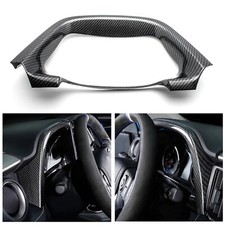 Carbon Fiber Style Inner Dashboard Frame Trim Cover For Toyota Rav4 2013-2018