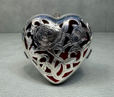 Lenox Kirk Stieff Silver Plated Friendship Heart Trinket Box