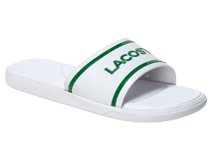lacoste rubber slides