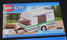 60117 INSTRUCTION BOOKLET & ORIGINAL STICKERS ONLY For # Set 60117 ~ Lego City ~