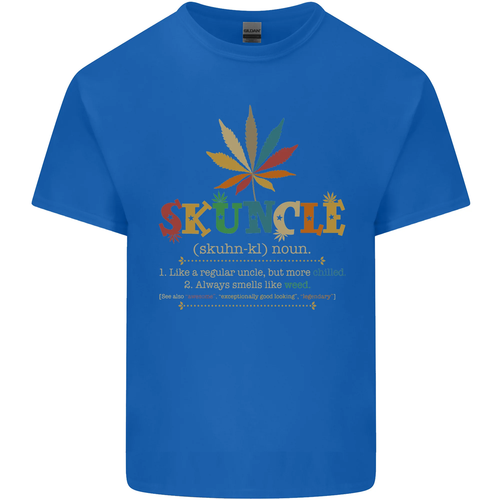 Skuncle Uncle That's Weed Funny Drugs T-shirt in cotone da uomo_voghion.com