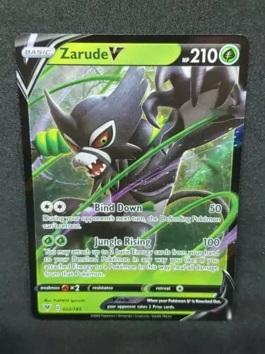 Zarude V 022/185 Vivid Voltage- NM Ultra Rare Full Art Pokémon Card