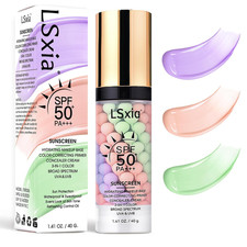 3 in 1 Primer for Face before Makeup, SPF 50, Tinted Moisturizer Sunscreen Isola