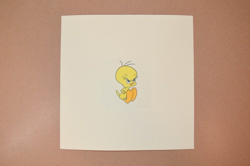 Tweety Bird 1999 Authentic Limited Edition Hand Painted & Numbered Etching